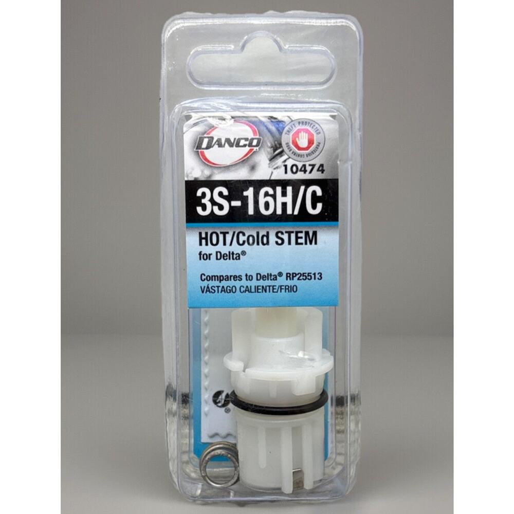 DANCO Faucet Stem 3S-16H/C for Delta Hot & Cold Faucets #10474 RP25513